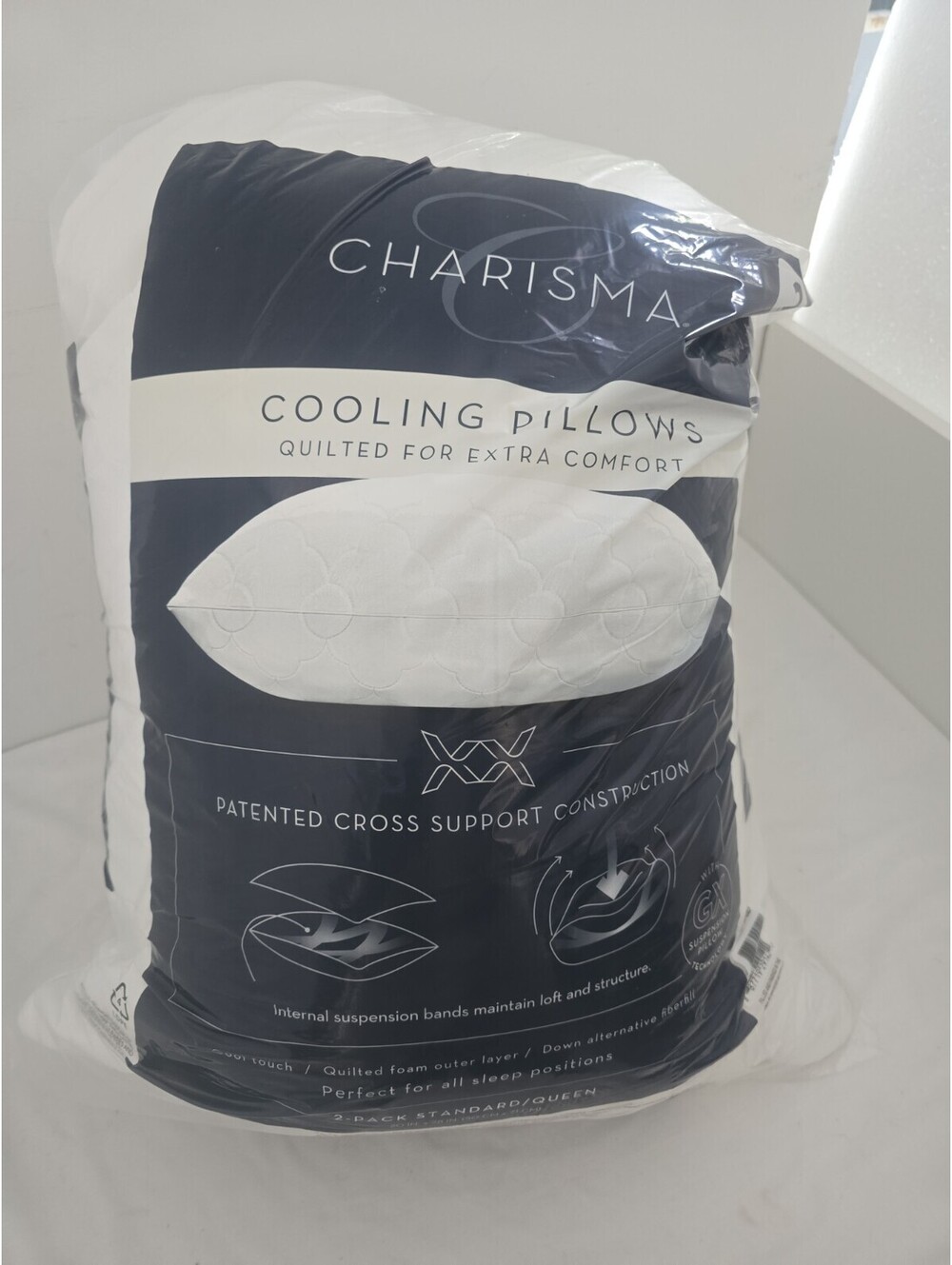 Charisma Cooling Pillow, 2-pack